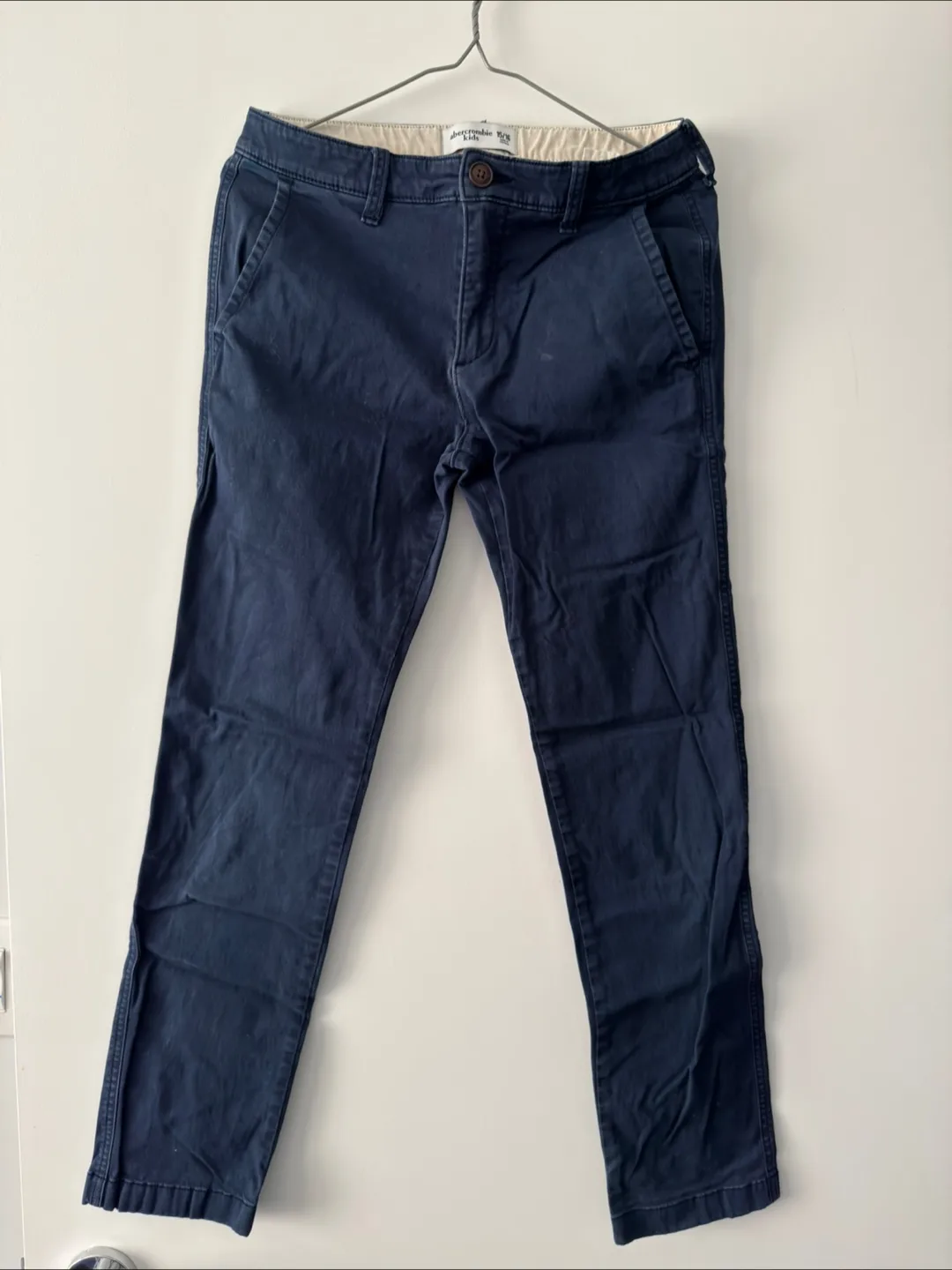 Abercrombie Kids Size 15/16 Navy Chinos thumbnail
