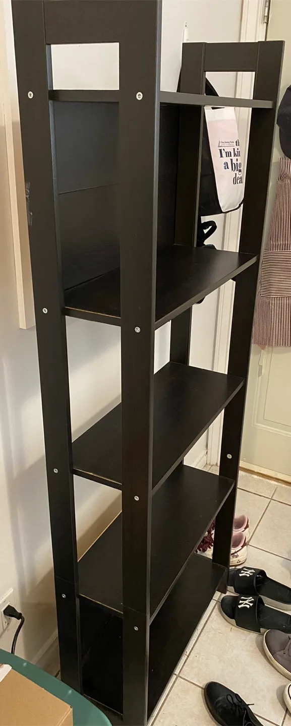 Dark Brown Wooden Shelf image indicator(2)