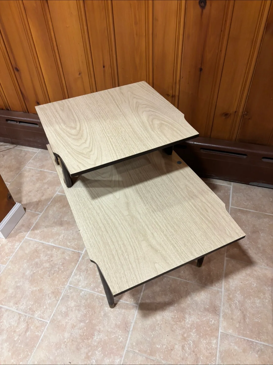 Mid Century Modern Two Tiered End Table image indicator(3)