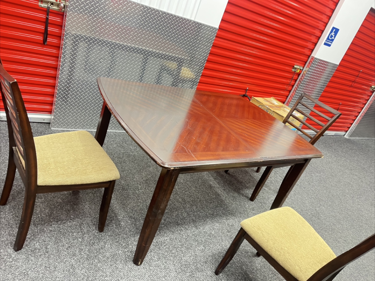 Dining Table Set with 3  Chairs - photo 2