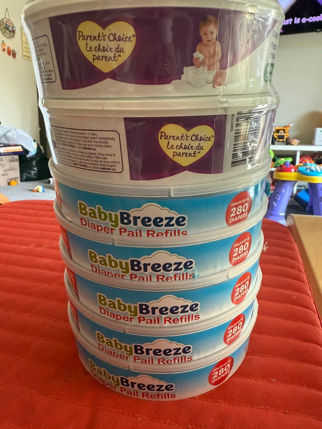 Five Baby Breeze Diaper Pail Refills image indicator(2)