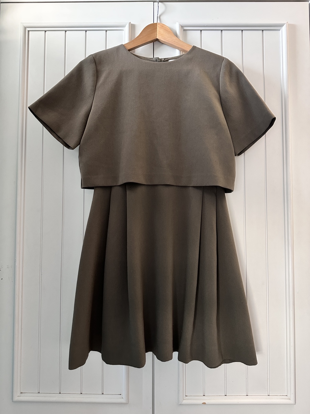 Oak + Fort Forest Two-Block Dress - photo 2