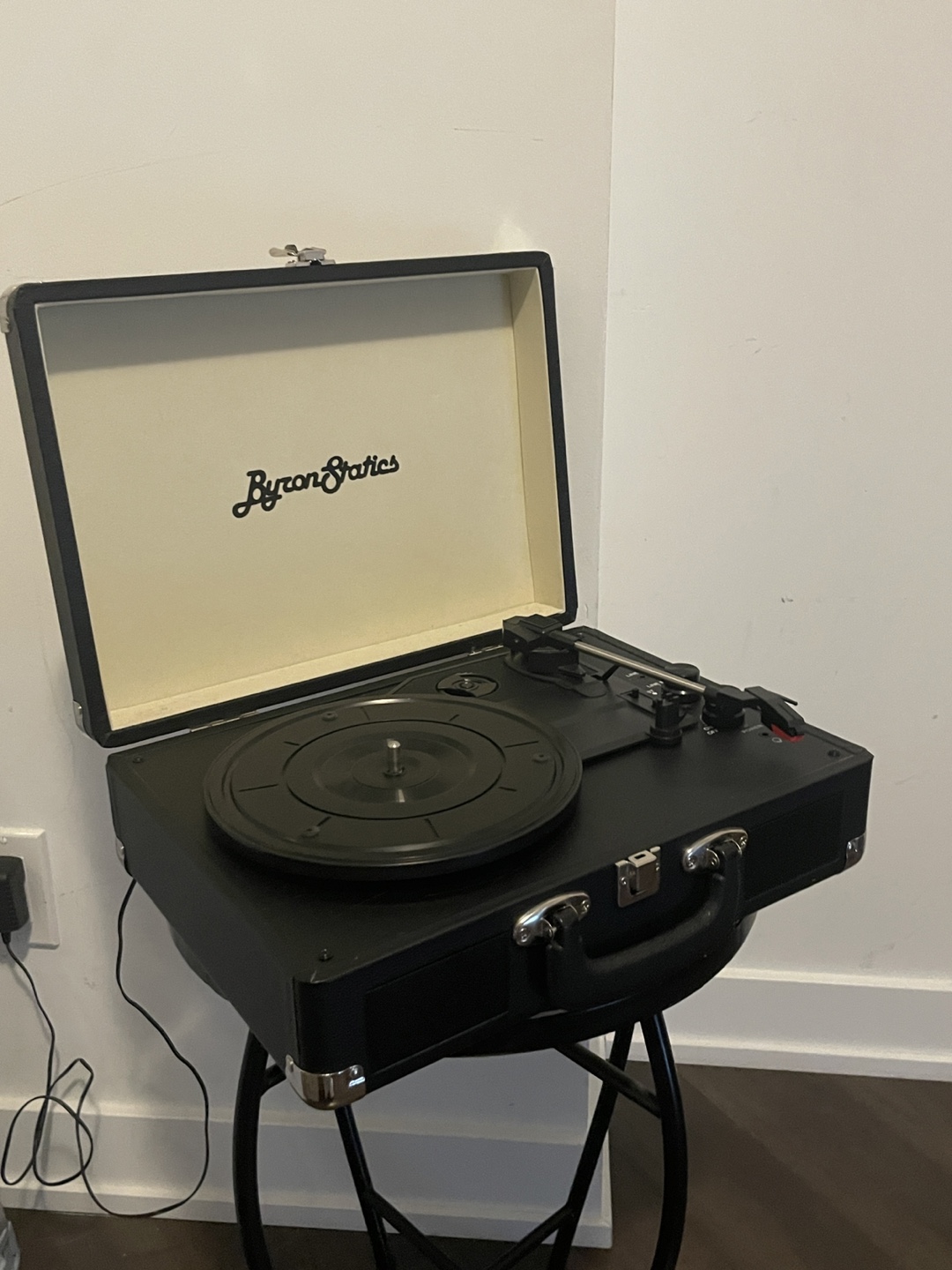 ByronStatics Portable Suitcase Record Player