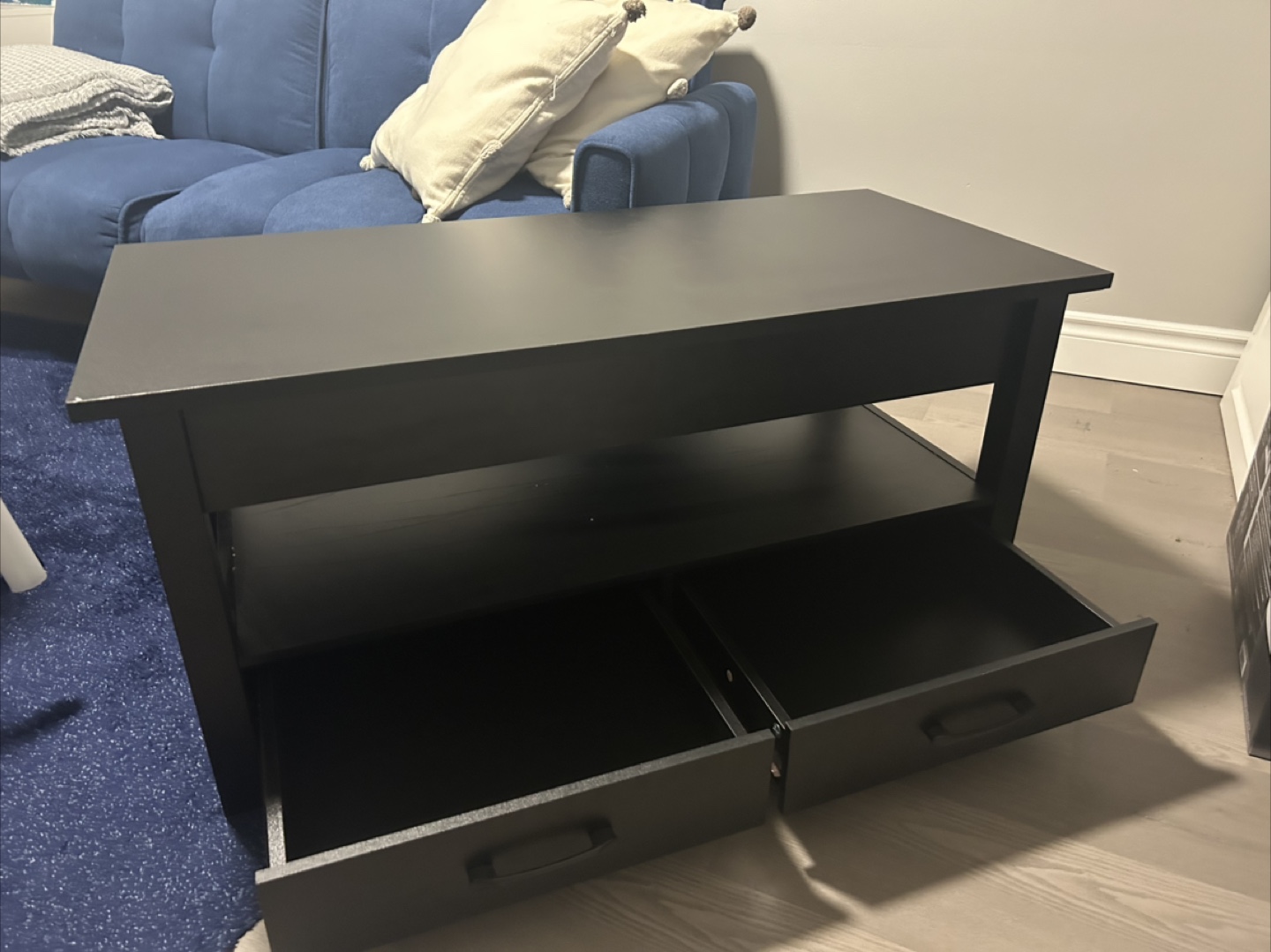 Lift-Top Coffee Table with Storage - photo 3