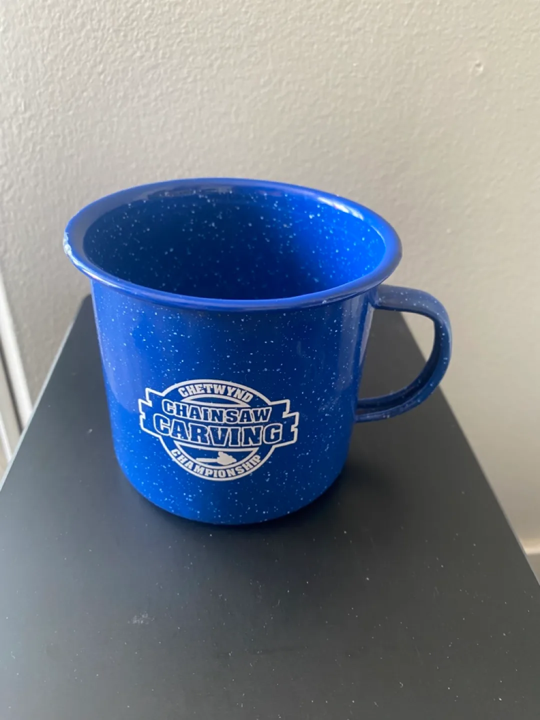 🧡Chetwynd Chainsaw Carving Championship Enamel Mug thumbnail