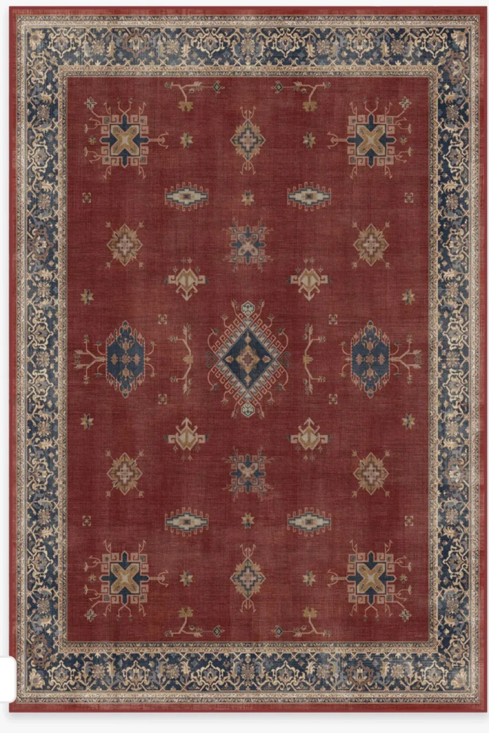 Ruggable 6” x 9” Verena Amber Red Tufted Rug with Pad image indicator(2)