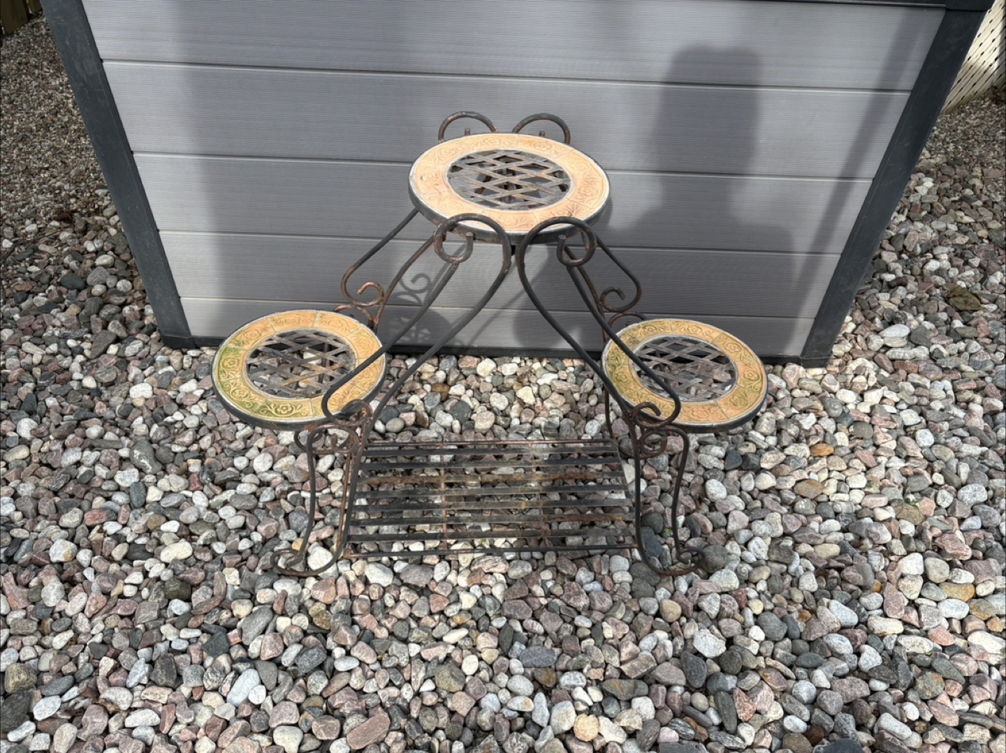 🧡 Vintage Three-Tier Plant Stand - photo 2