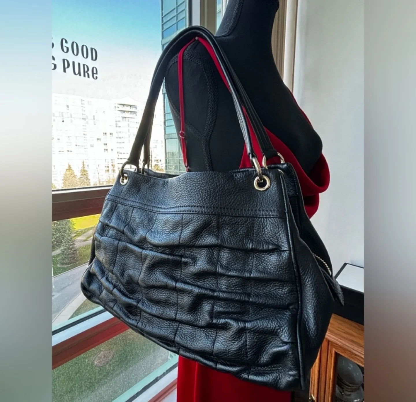 Authentic Cole Haan Genuine  Leather Handbag thumbnail