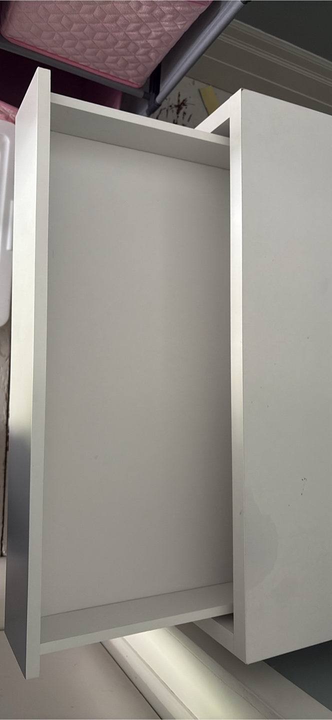 White Computer Desk with Drawer - photo 2