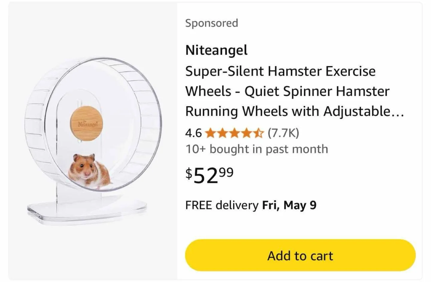 Niteangel Hamster Exercise Wheel image indicator(2)