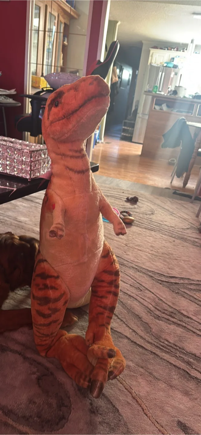 Large Plush Tyrannosaurus Rex Dinosaur Toy thumbnail