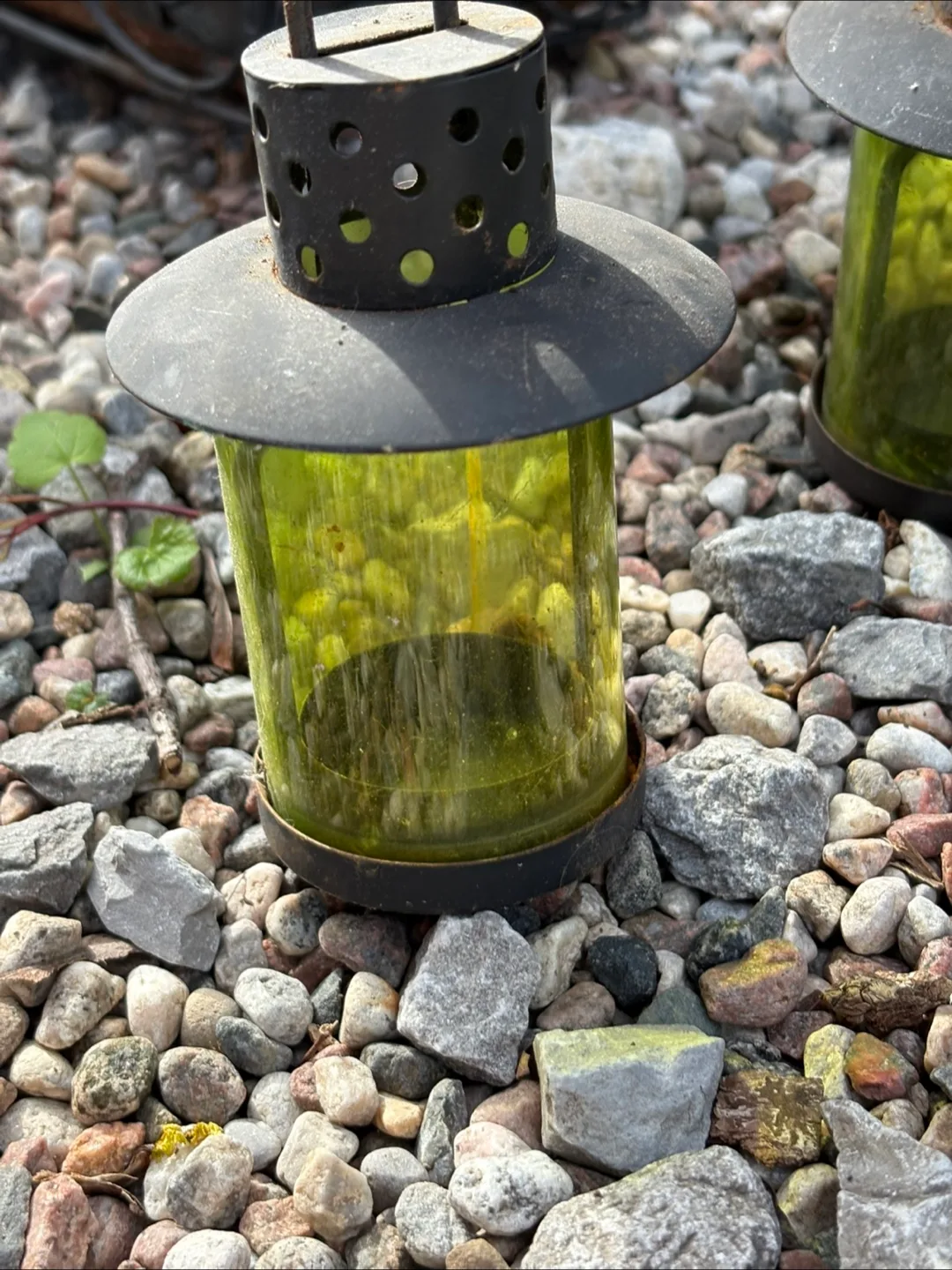 🧡 Set of Spring Metal Garden Candle Holders & Lanterns image indicator(4)