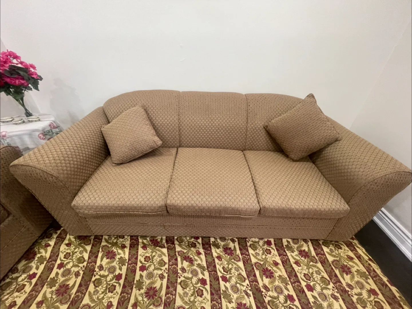 Beige Sofa Set - Loveseat, Sofa & Armchair image indicator(2)