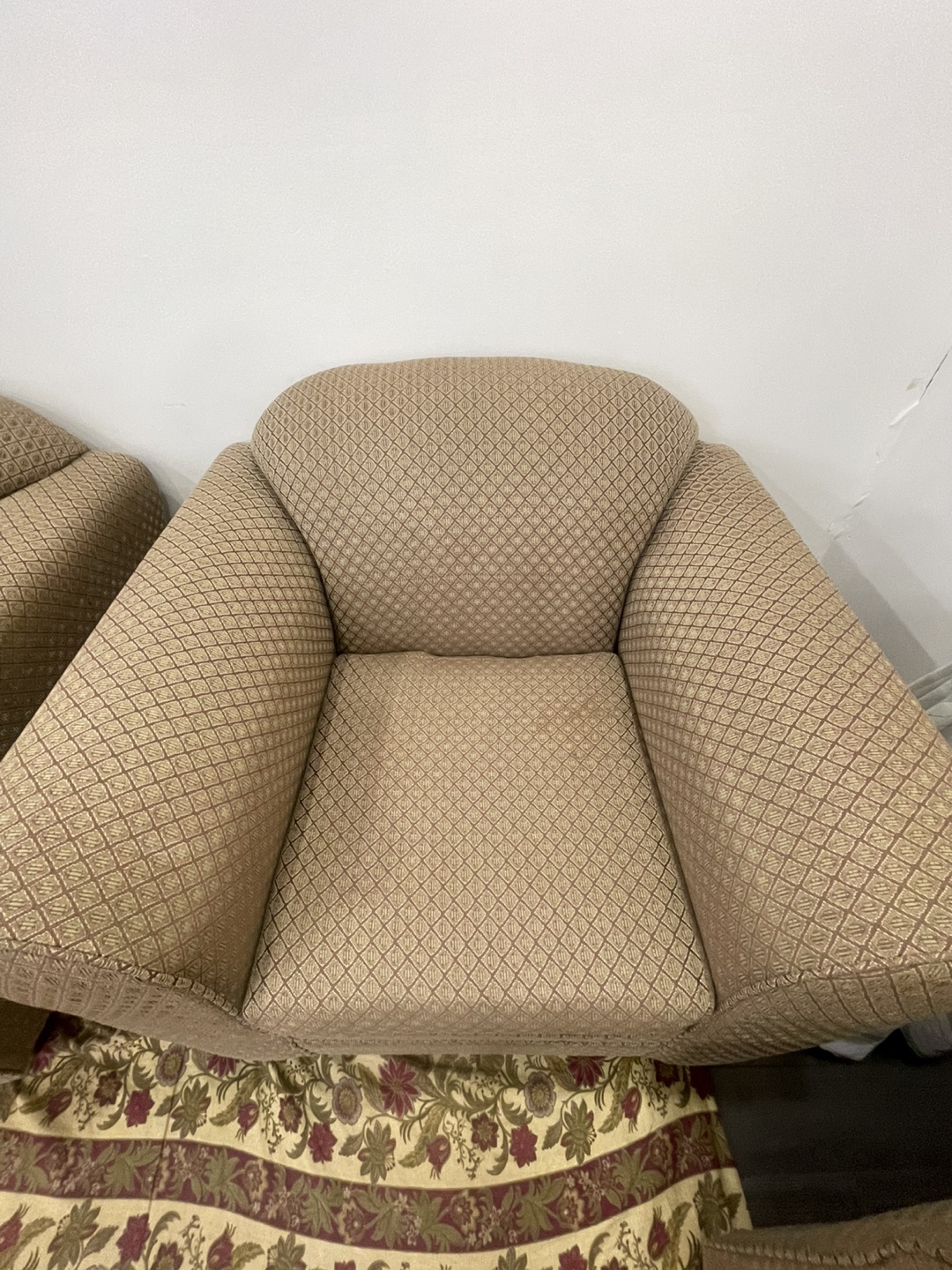 Beige Sofa Set - Loveseat, Sofa & Armchair - photo 5