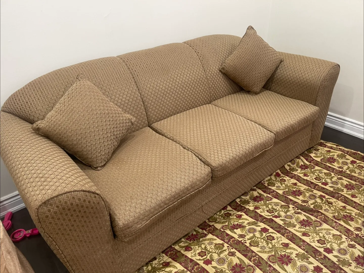 Beige Sofa Set - Loveseat, Sofa & Armchair image indicator(8)