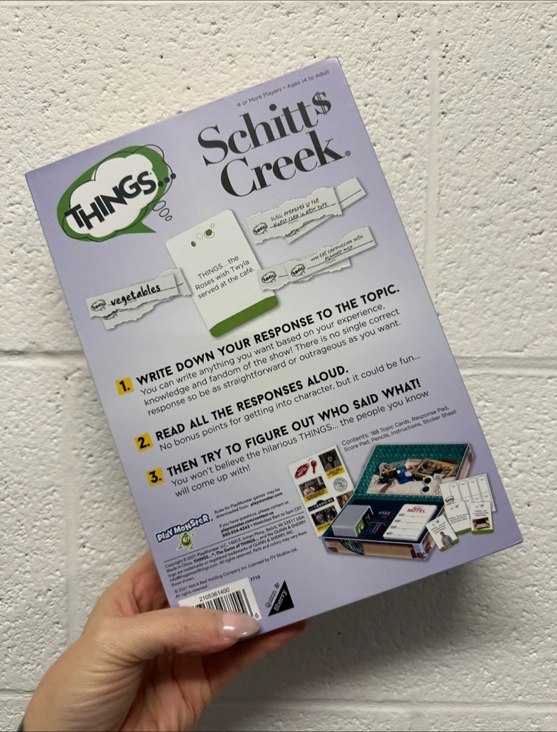 Brand new Schitt's Creek Things Game expansion image indicator(2)