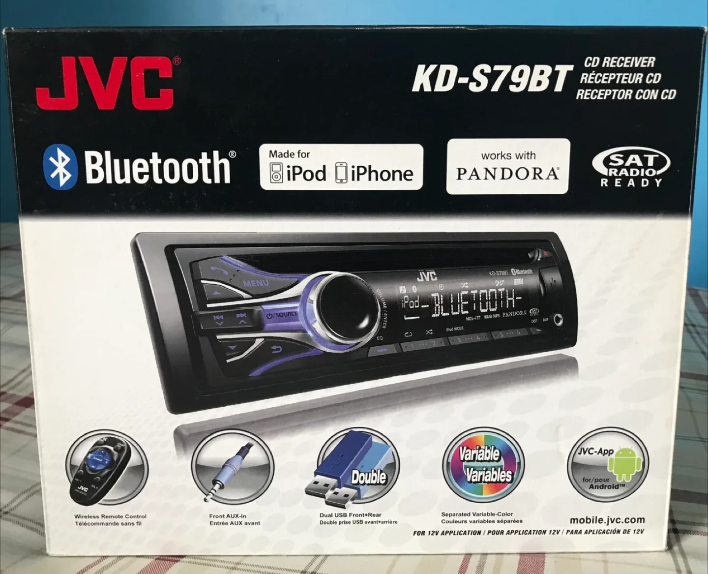 JVC KD-S79BT CD Receiver with Bluetooth image indicator(3)