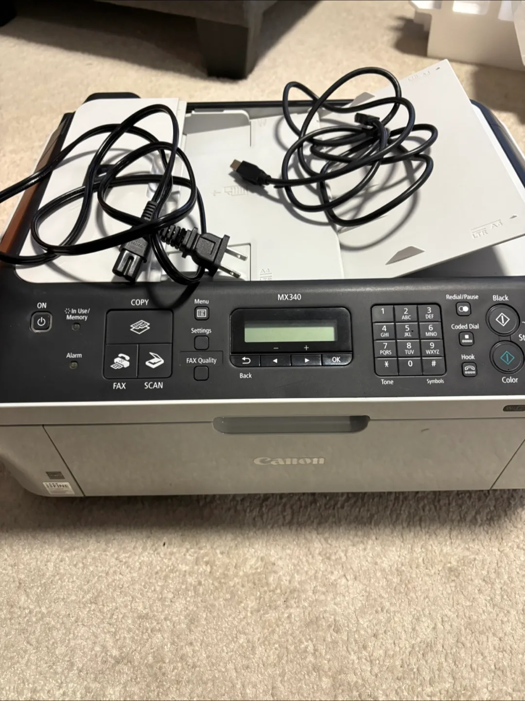 Canon MX340 All-in-One Printer - Fax, Scan, Copy thumbnail
