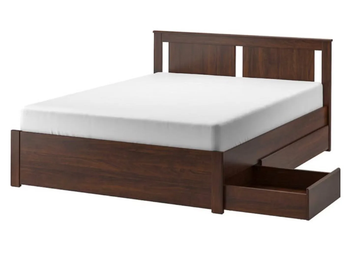 IKEA SONGESAND Queen Bed Frame with Storage image indicator(2)