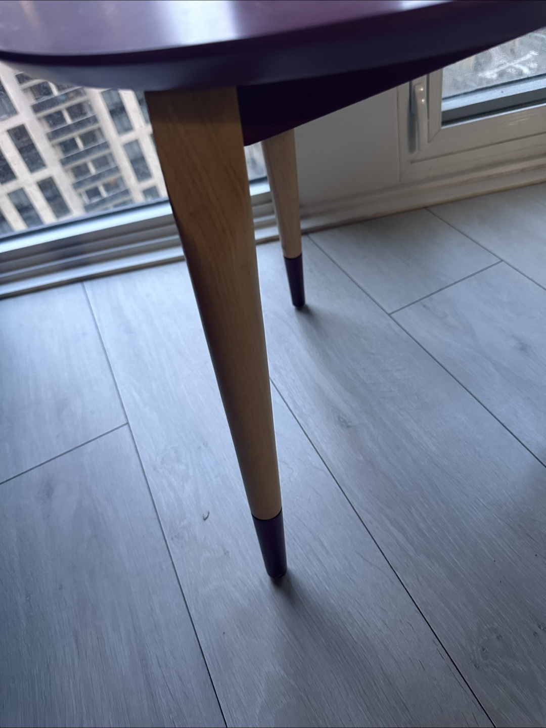 Purple Round Side Table - photo 3