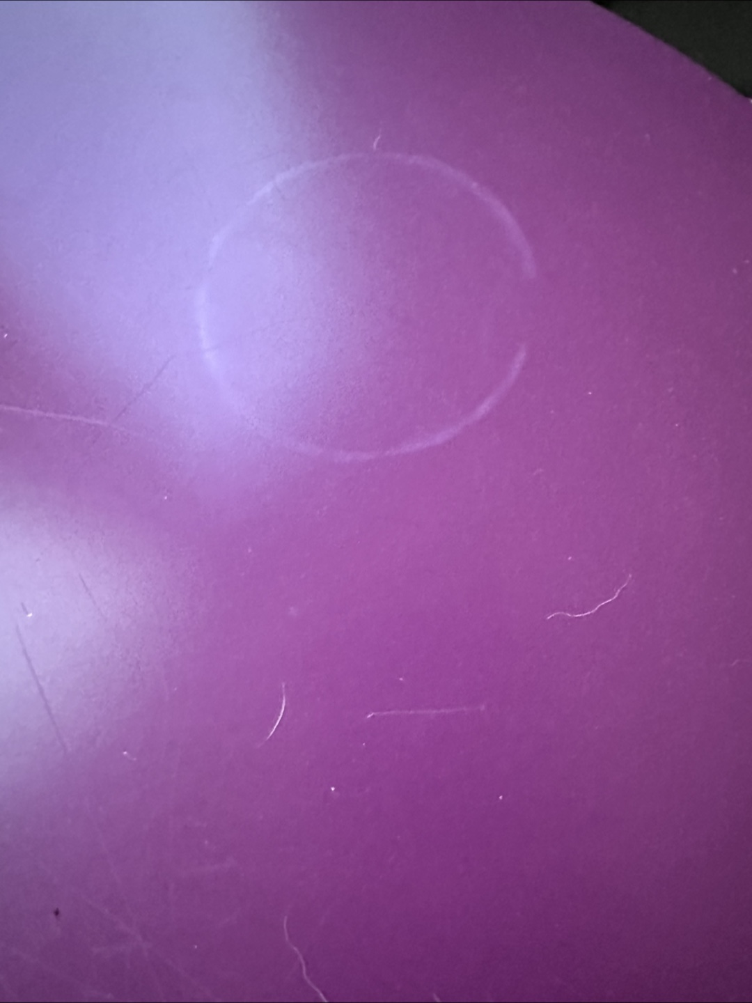 Purple Round Side Table - photo 4