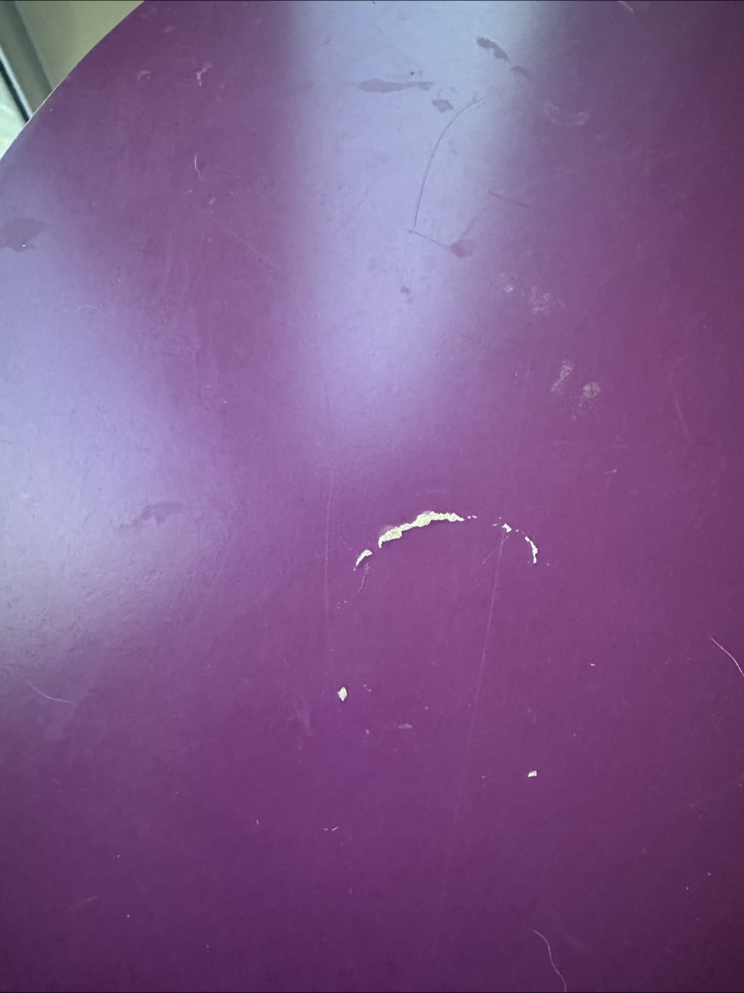 Purple Round Side Table - photo 5