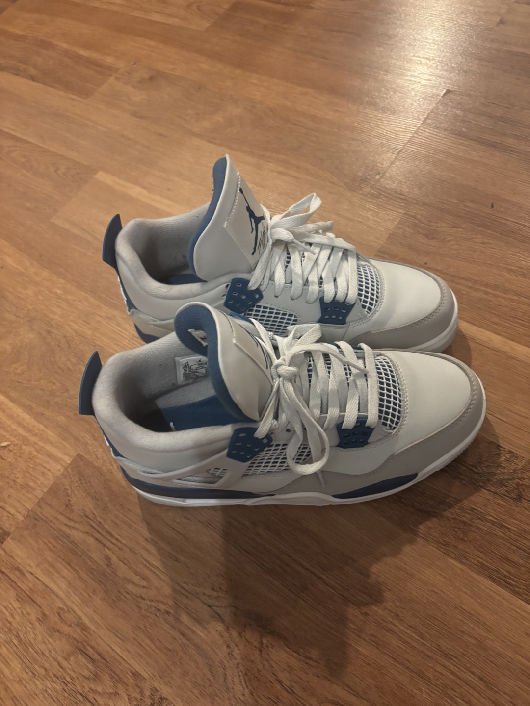 Air Jordan 4 MILITARY BLUE (WITH BOX)