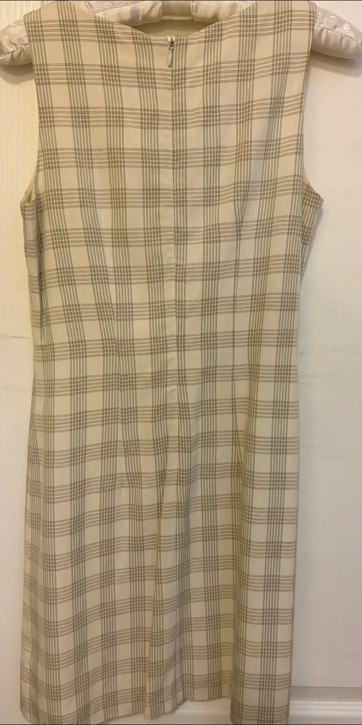 Jacob Sleeveless Plaid Mini Dress size 3 small image indicator(2)
