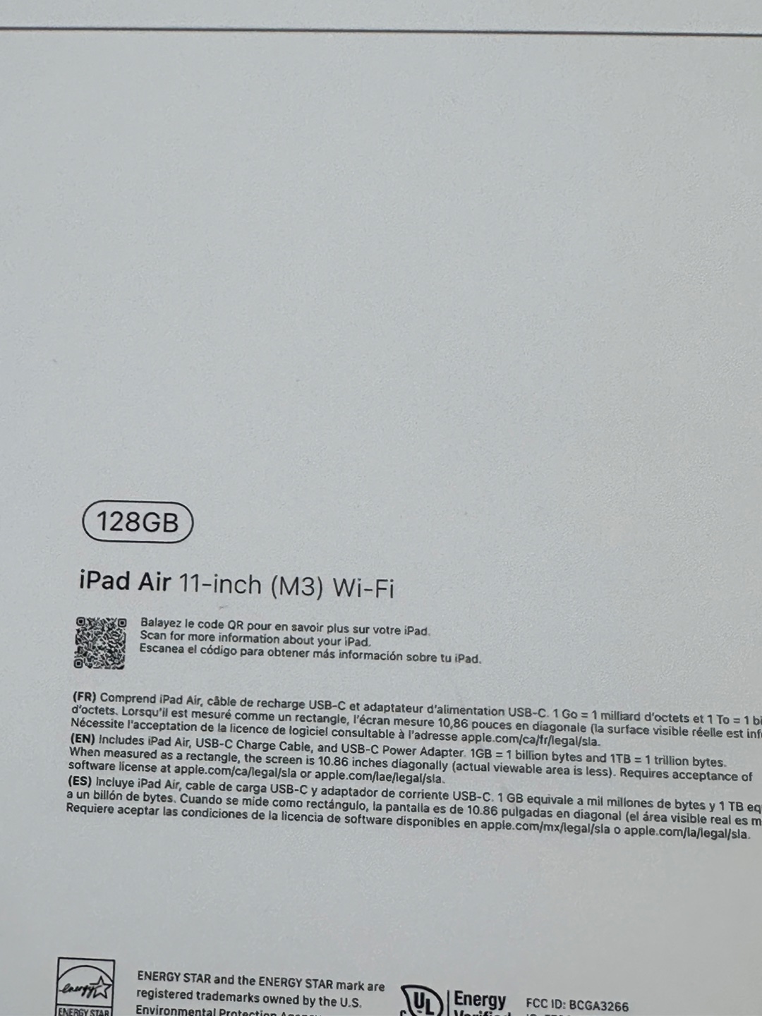 iPad Air 11-inch (M3) 128GB - New in Box - photo 2
