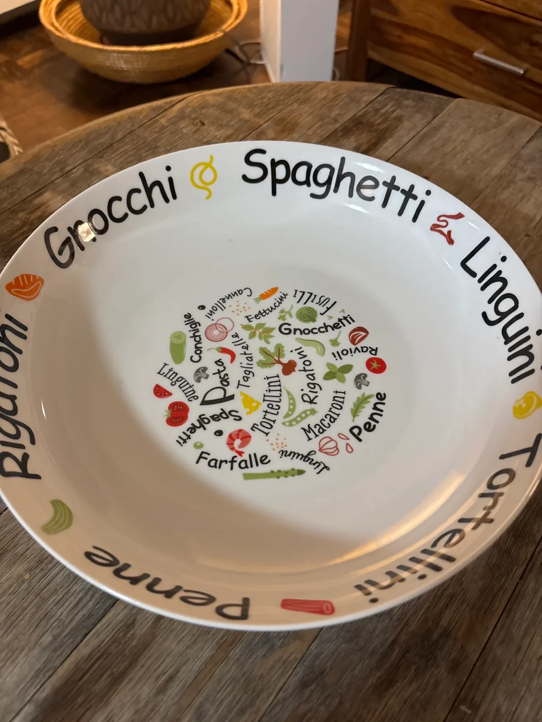 Pasta-themed Serving Bowl thumbnail