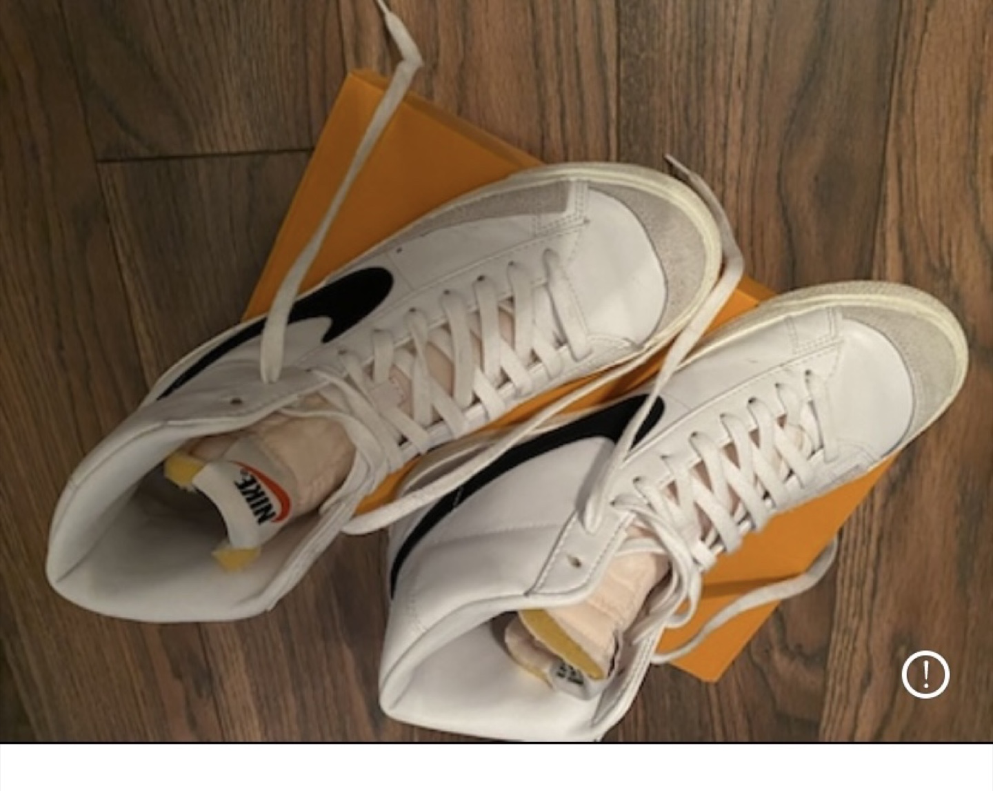 Nike Blazer Mid '77 Vintage 🧡White/Black Men's Size 9.5