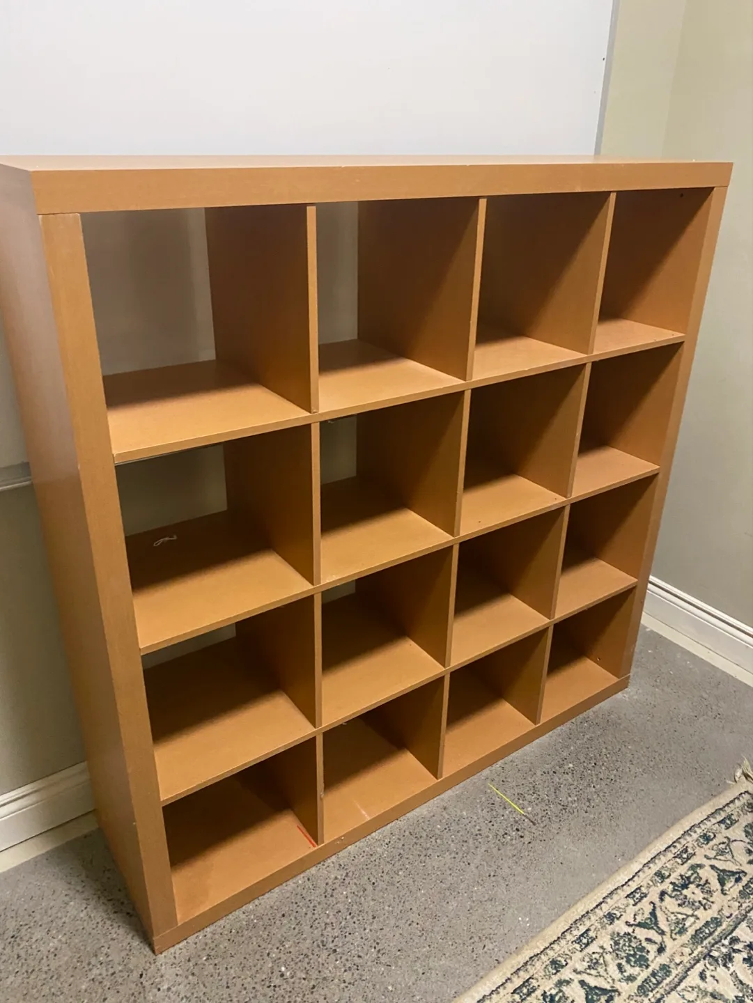 Large Brown Cube Storage Shelf thumbnail