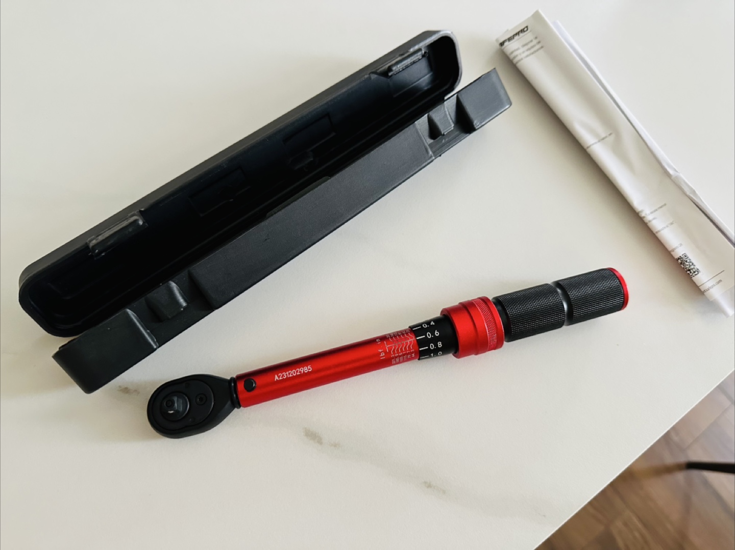 ATsafepro 1/4 Inch Drive Click Torque Wrench