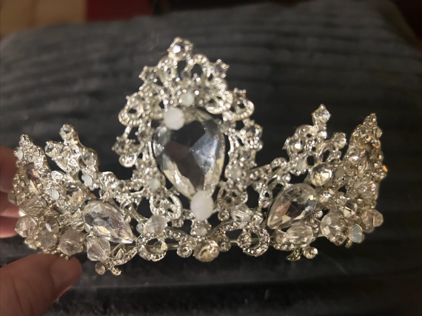 Rhinestone Tiara Crown thumbnail