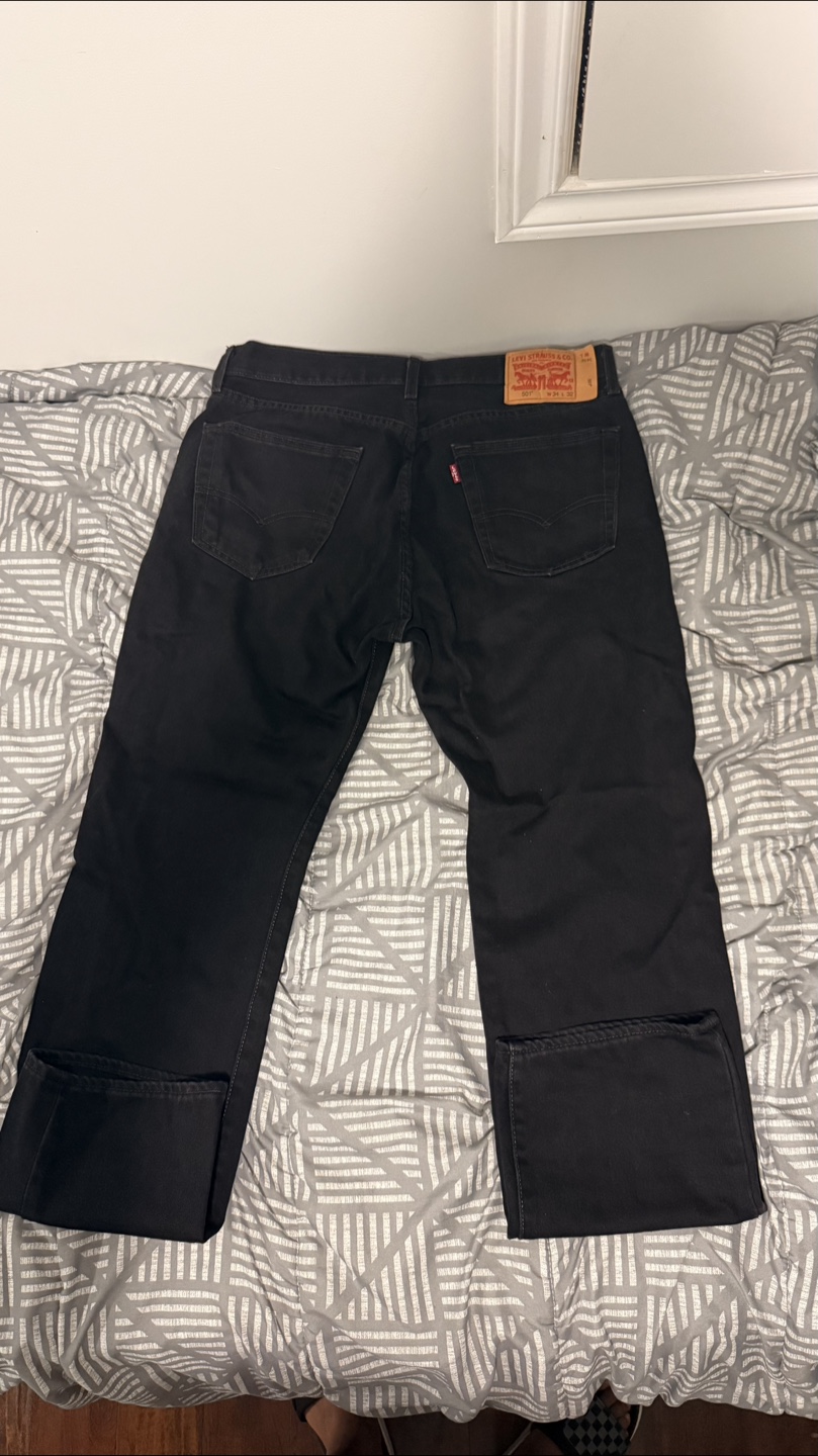 Levi's 501 Black Jeans - Men's Size 34x32