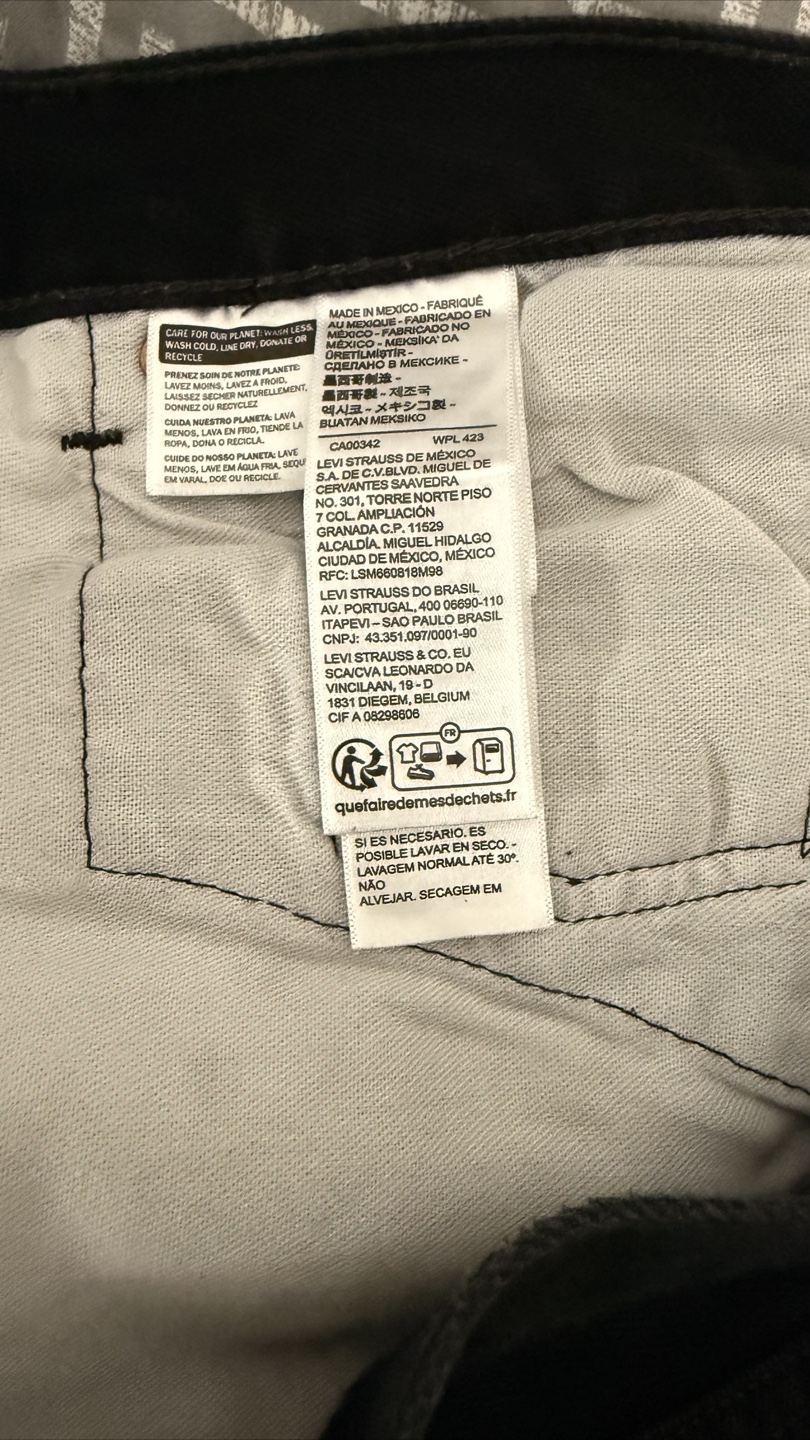 Levi's 501 Black Jeans - Men's Size 34x32 - photo 4