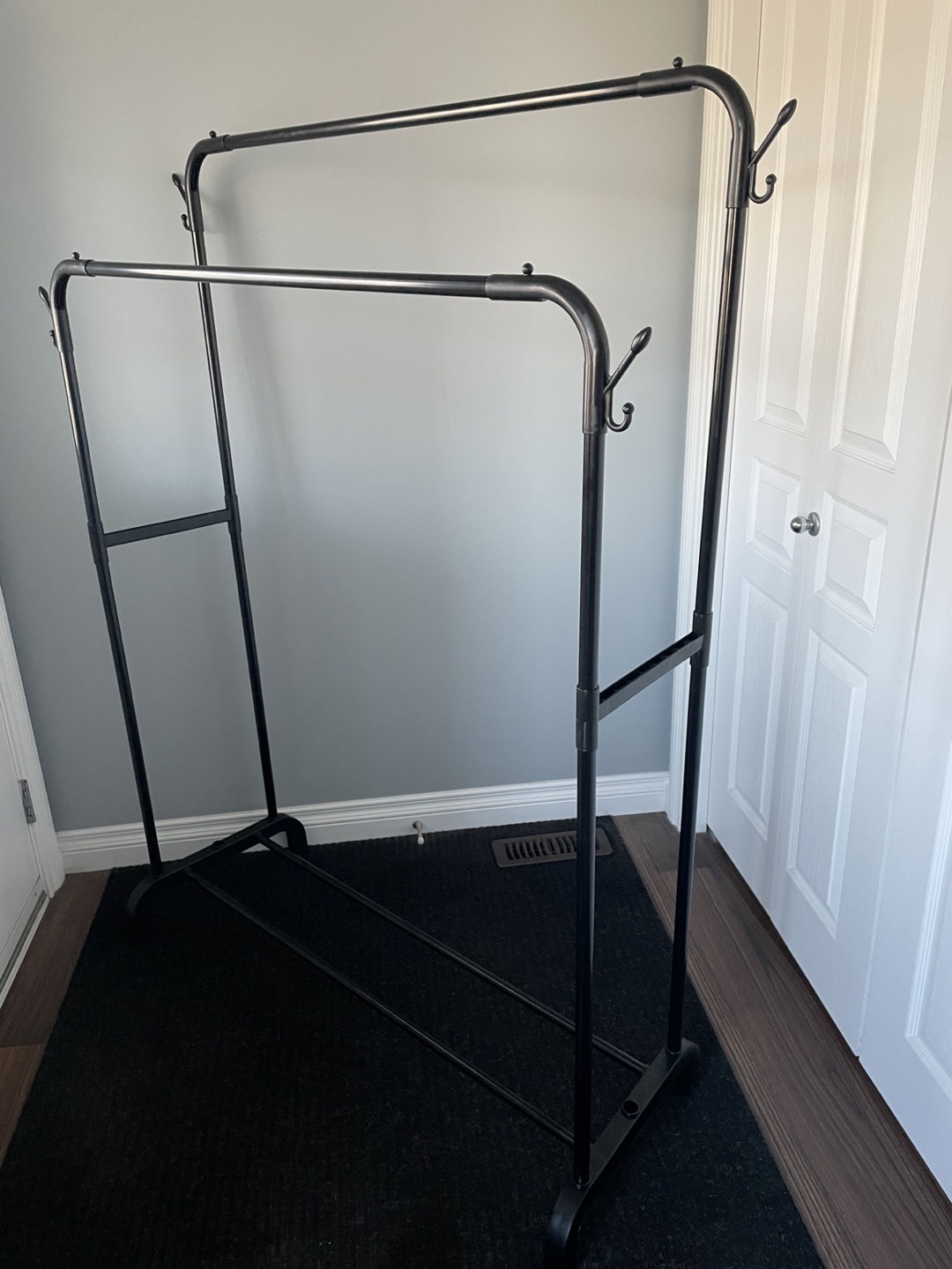 Double Clothing Rack