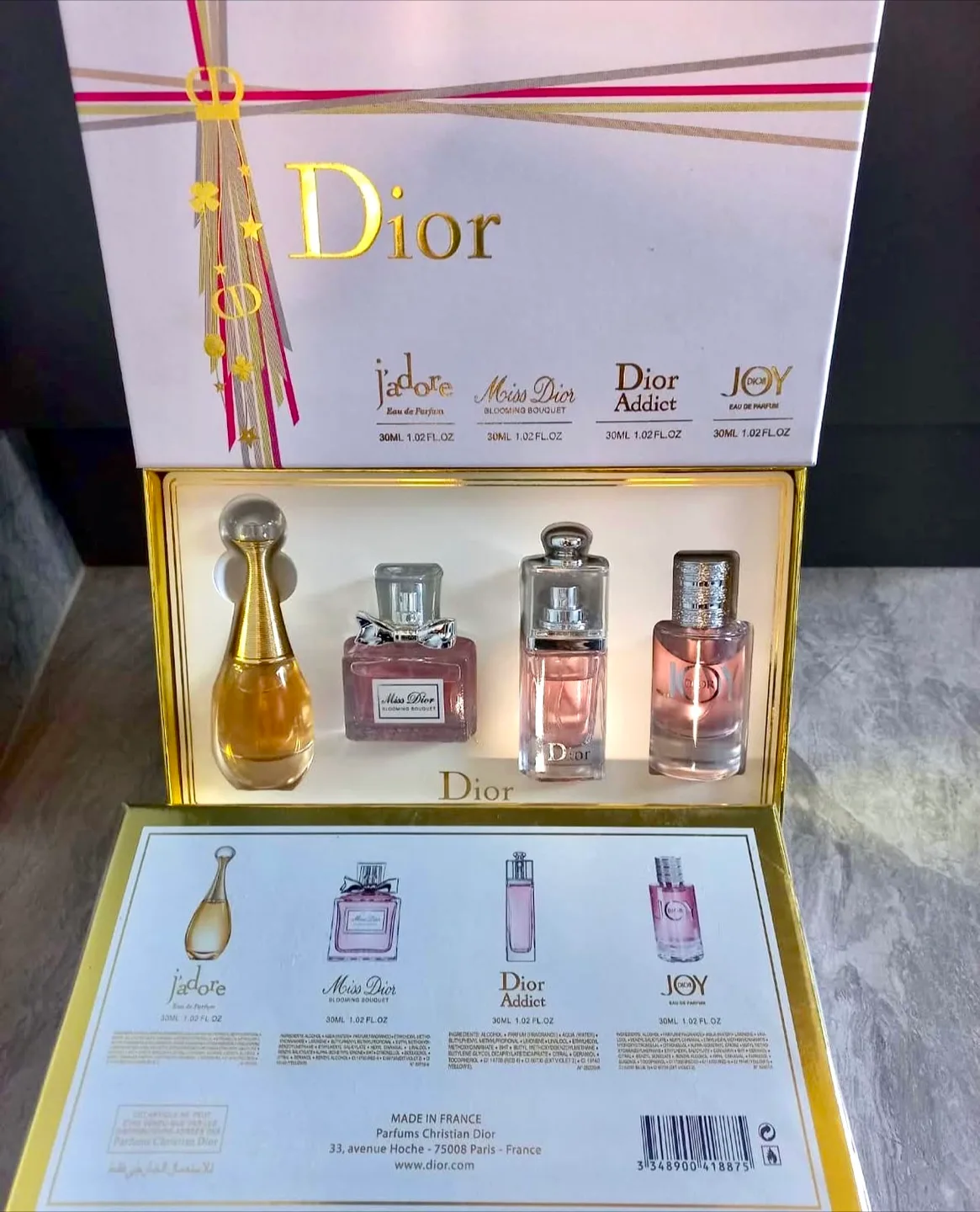 Dior Perfume Gift Set - J'adore, Miss Dior, Dior Addict, Joy thumbnail