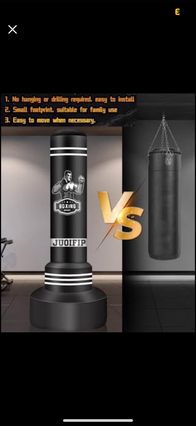 JUOIFIP Freestanding Boxing Punching Bag
