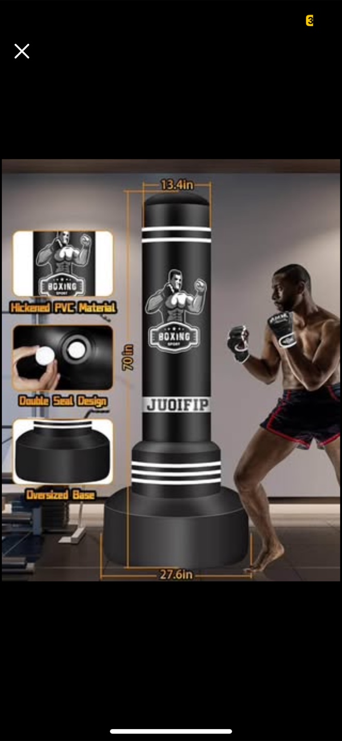 JUOIFIP Freestanding Boxing Punching Bag - photo 3