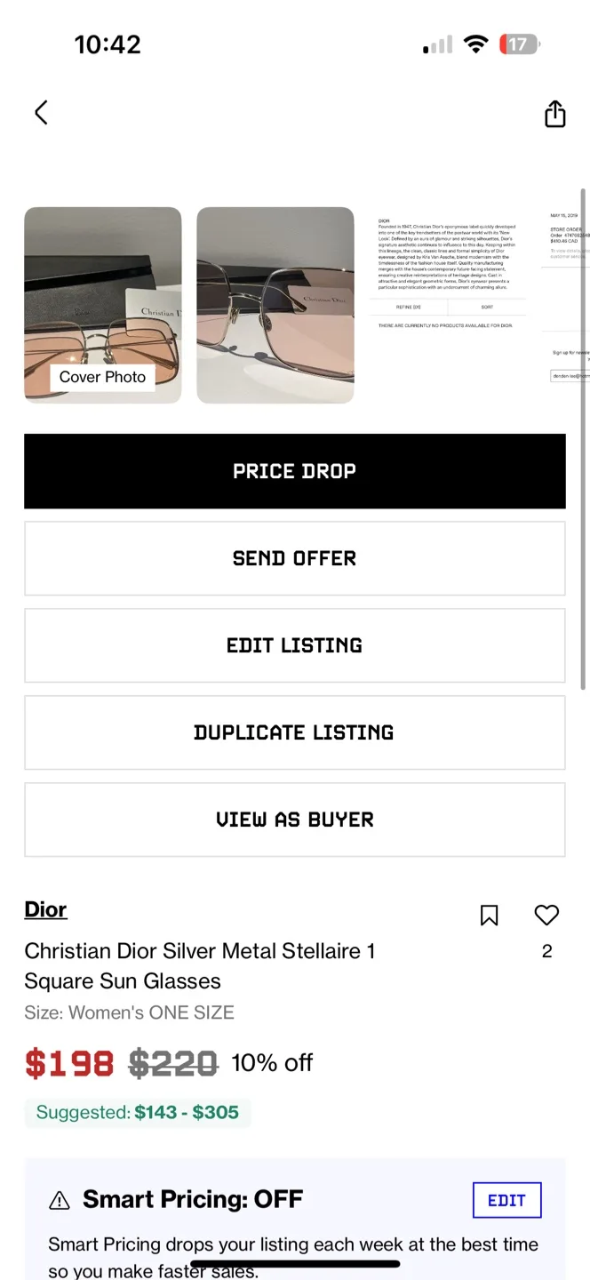 Dior Stellaire 1 Square Sunglasses image indicator(5)