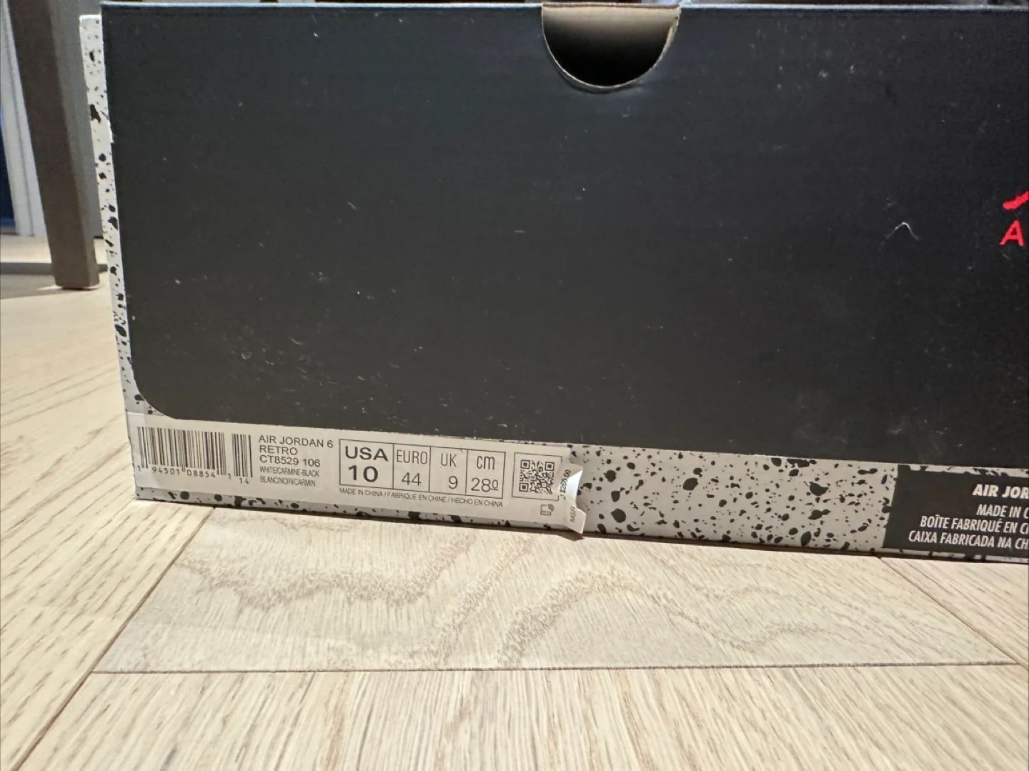 Air Jordan 6 Retro Carmine Size 10 image indicator(4)