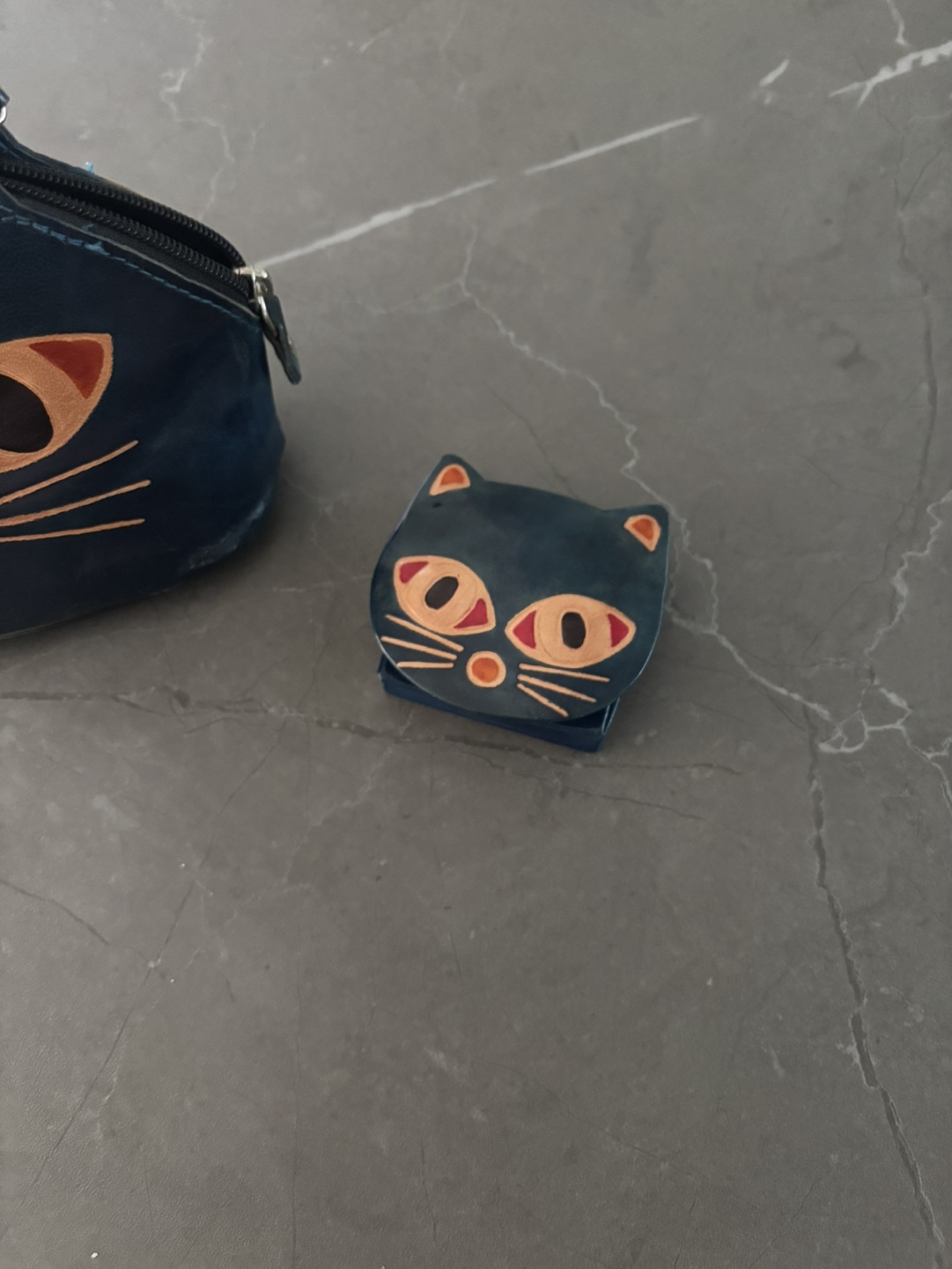 Adorable Cat-Shaped Handbag and Coin Purse Set - photo 2