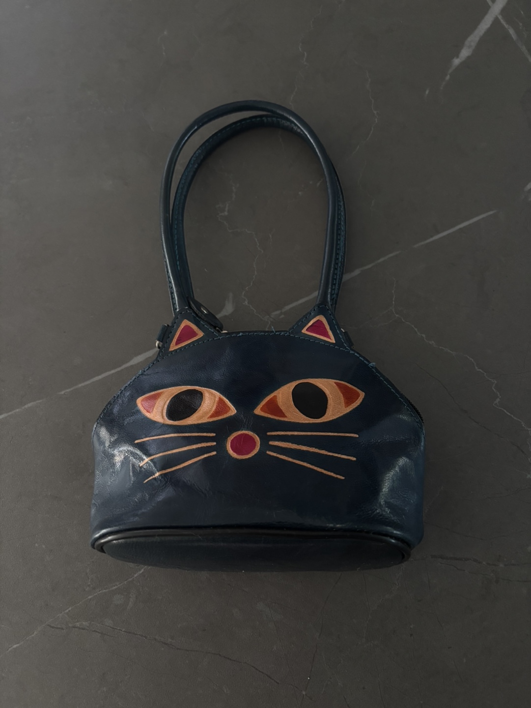 Adorable Cat-Shaped Handbag and Coin Purse Set