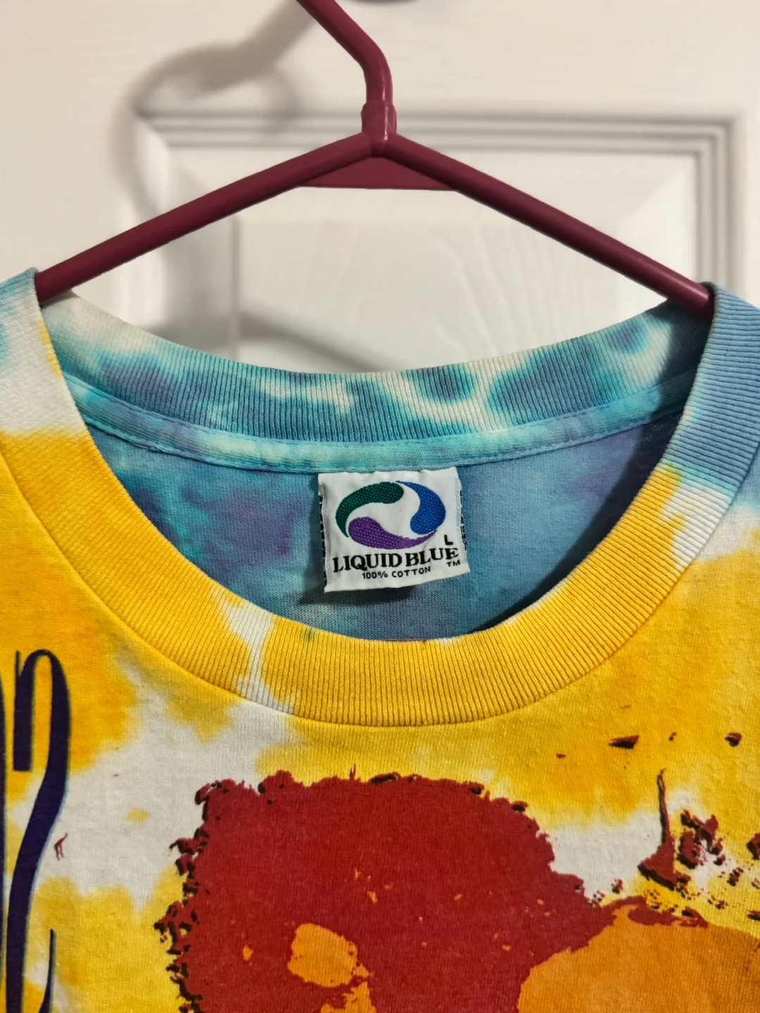 Vintage Guns N' Roses 1991-1992 Illusion Tour Tie-Dye T-Shirt image indicator(3)