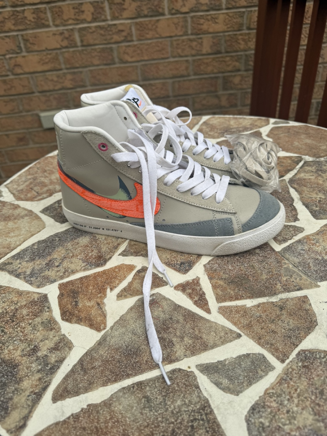 Nike Blazer Mid 77 Vintage Off-White High Top Sneakers