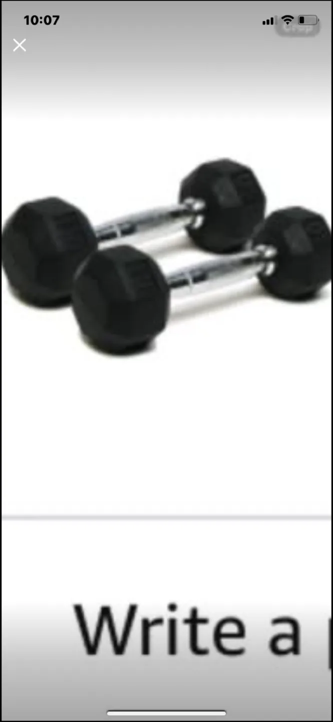 15 lb Amazon Basics Kettlebell & SPRI Dumbbells image indicator(6)