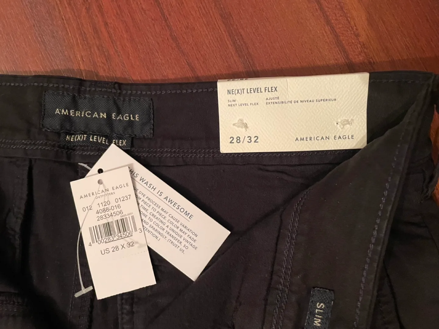 BNWT American Eagle Next Level Flex Slim Fit Pants - Size 28/32 image indicator(2)
