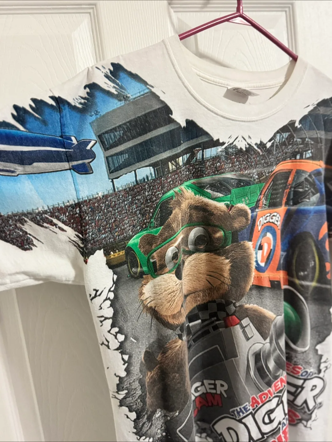 Vintage Digger the Adventurous Friend NASCAR T-Shirt image indicator(4)