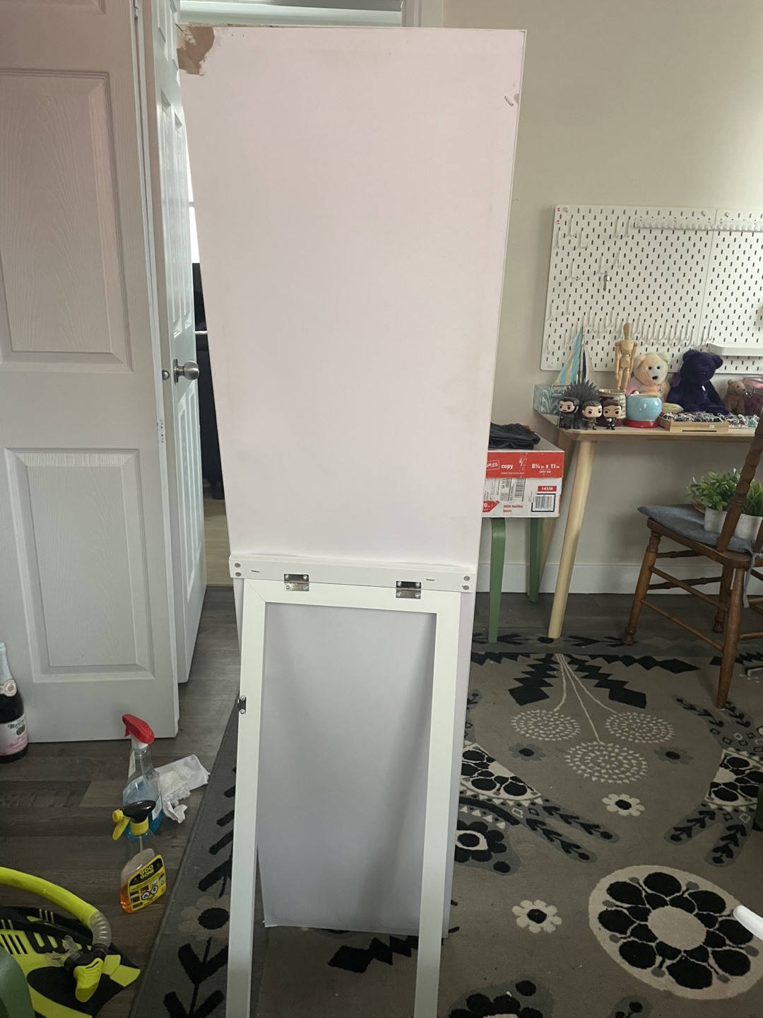 White Standing Mirror - photo 3